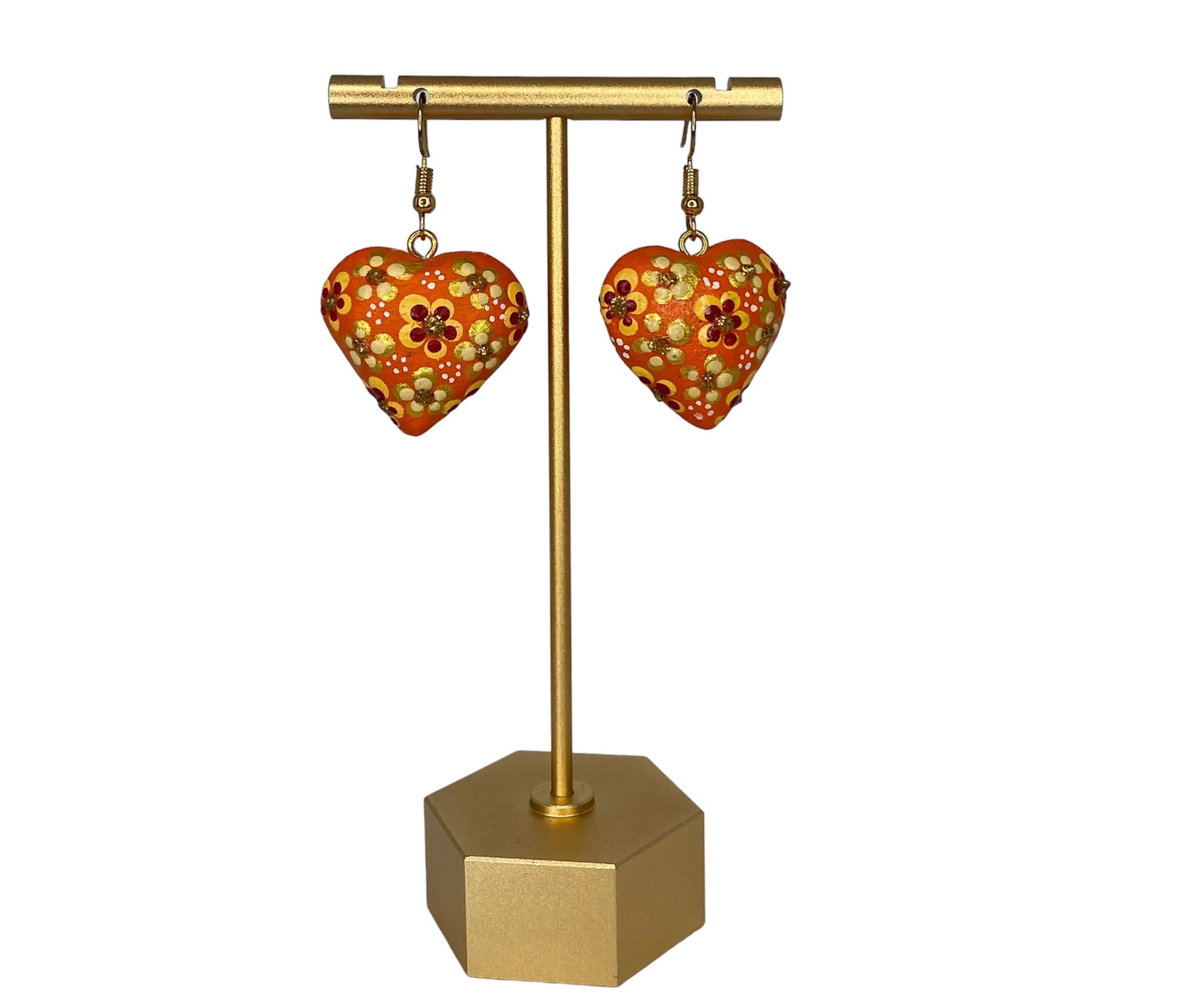 Heart Alebrije Earrings - Corazón Clothing