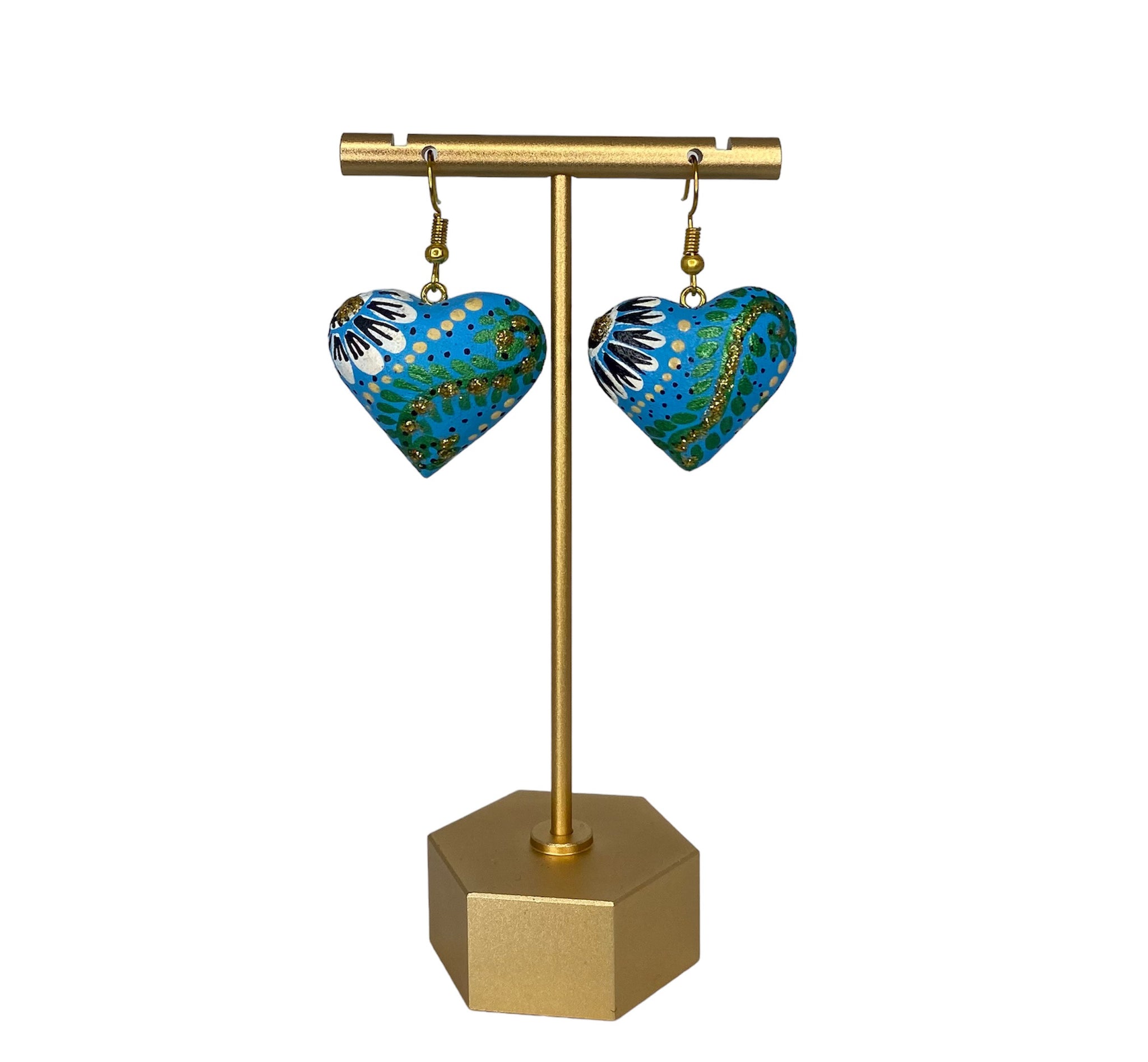 Heart Alebrije Earrings - Corazón Clothing
