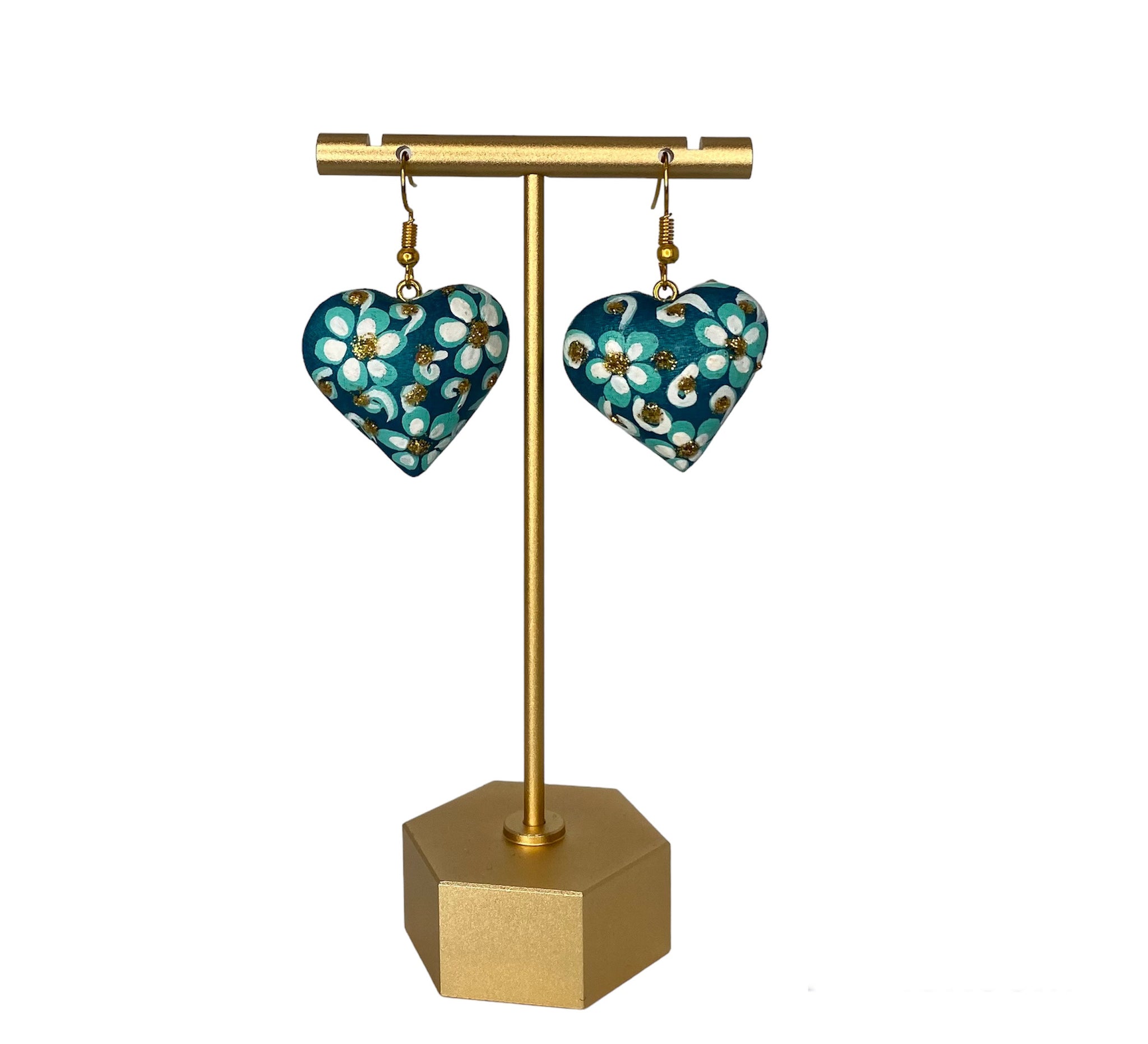 Heart Alebrije Earrings - Corazón Clothing