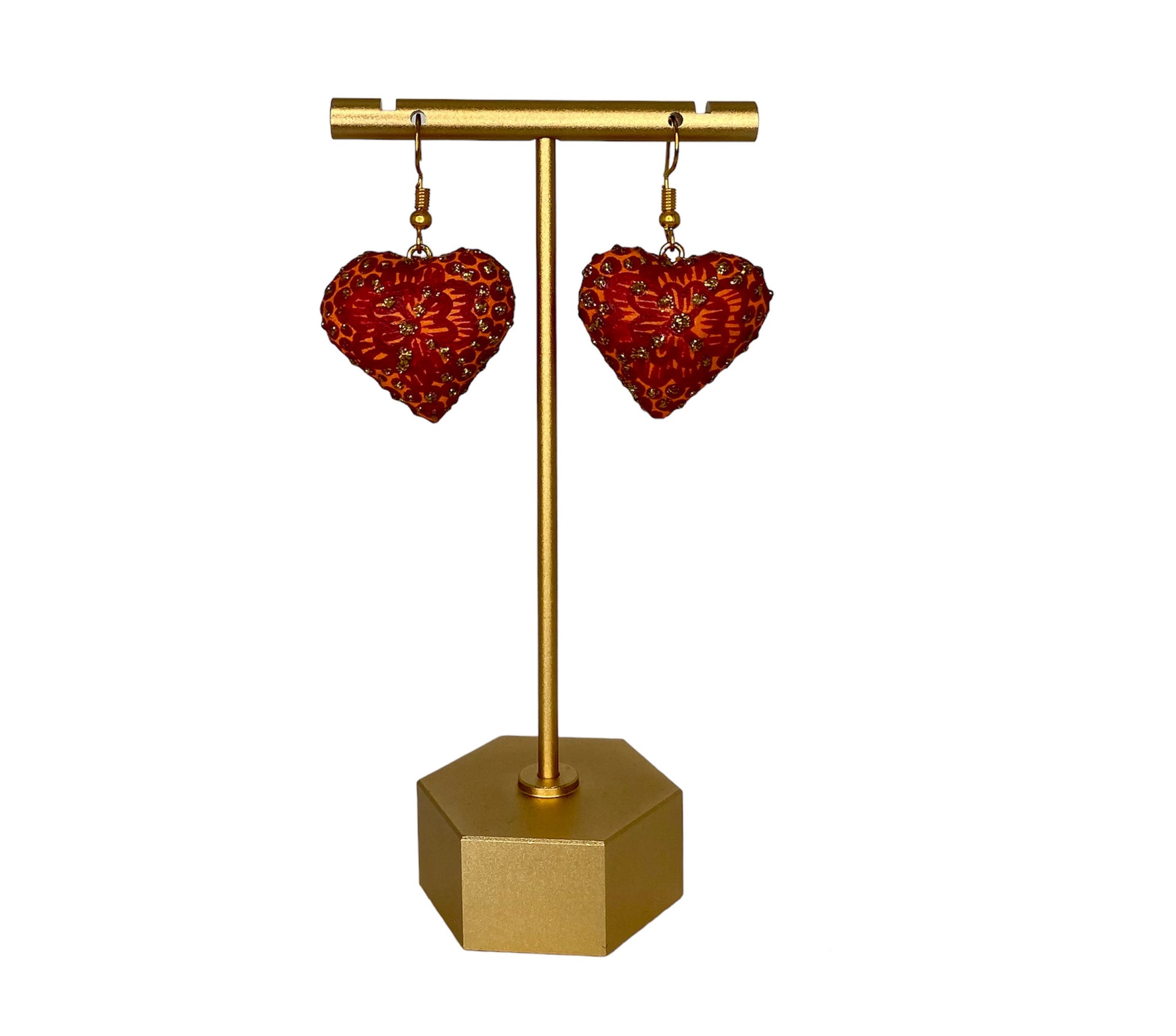 Heart Alebrije Earrings - Corazón Clothing