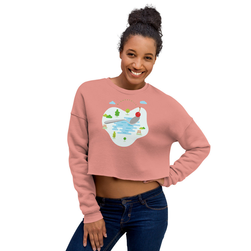 Cherry Bomb Crop Sweatshirt - Corazón Clothing