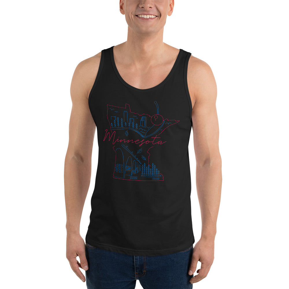 All of Minnesota Too Unisex Tank Top - Corazón Clothing