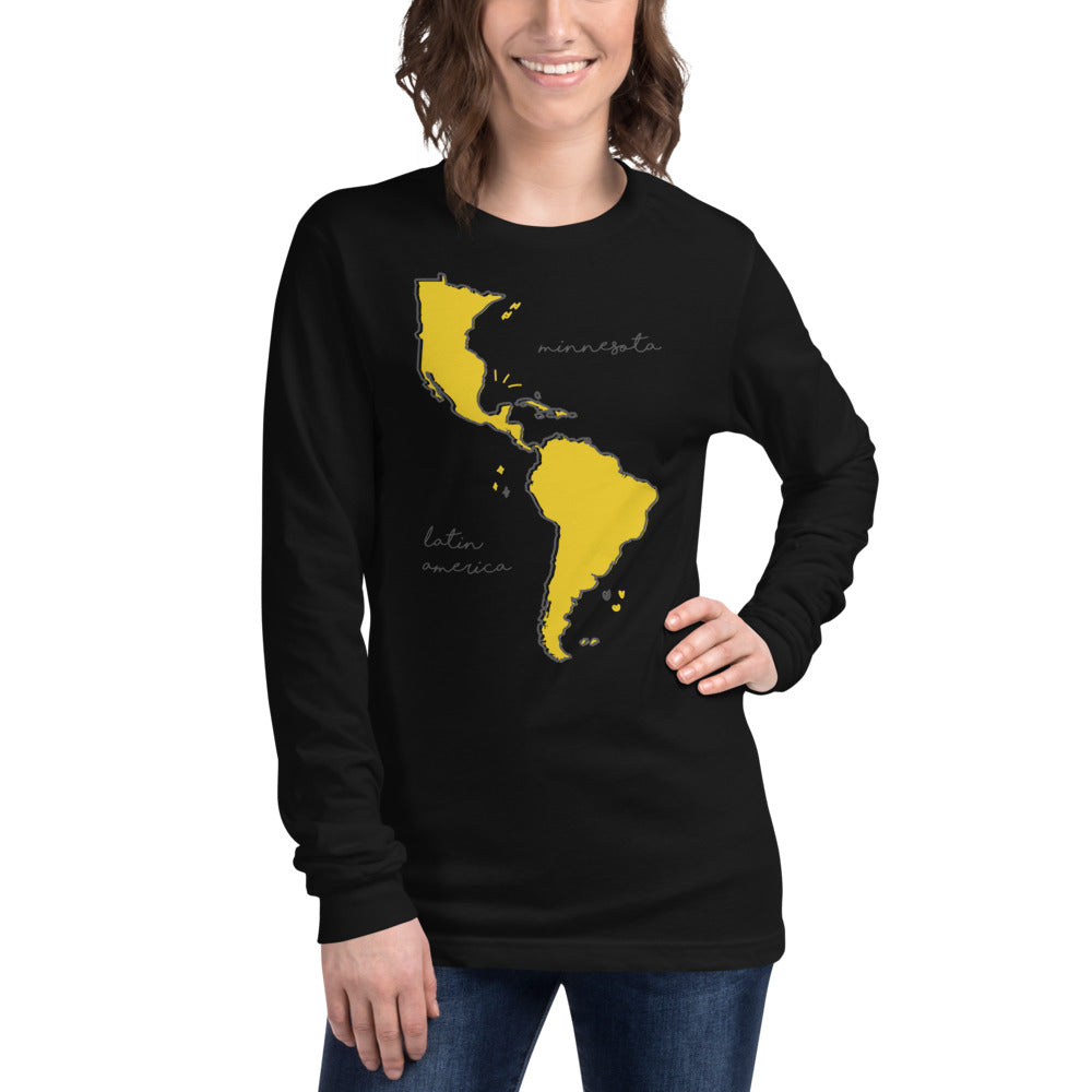 We're All One Unisex Long Sleeve Tee - Corazón Clothing
