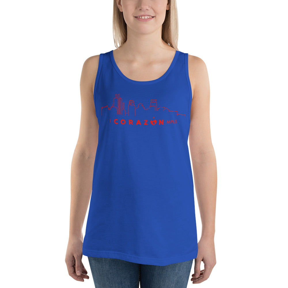 I Corazon MPLS Unisex Tank Top - Corazón Clothing