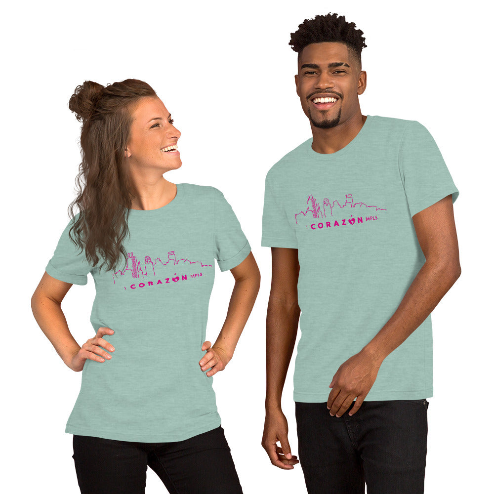 I Corazon MPLS Short-Sleeve Unisex T-Shirt - Corazón Clothing