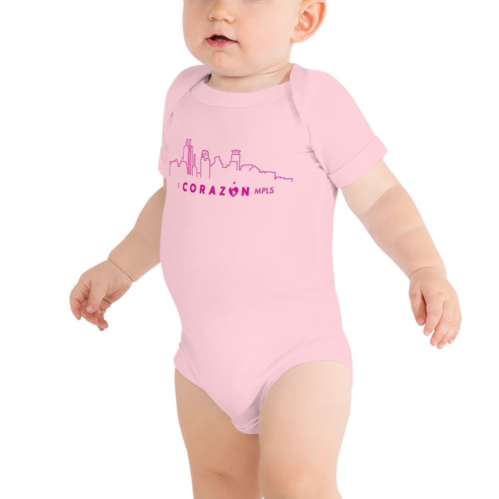 I Corazon MPLS Infant Short Sleeve Bodysuit - Corazón Clothing