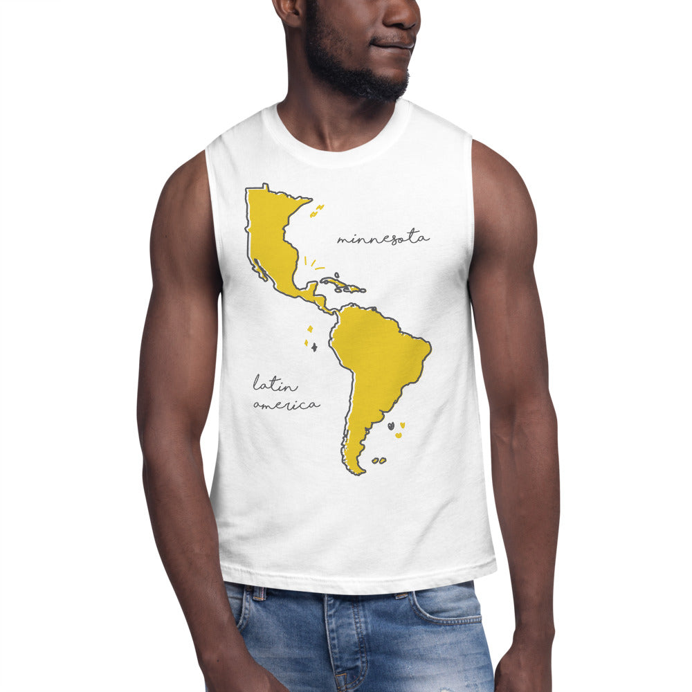 We're All One Muscle Shirt - Corazón Clothing