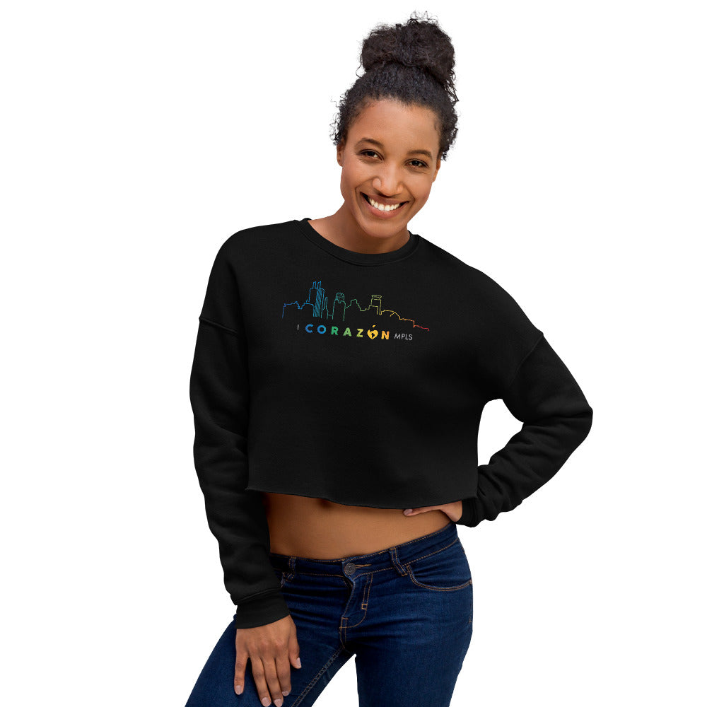 I Corazon MPLS Crop Sweatshirt - Corazón Clothing