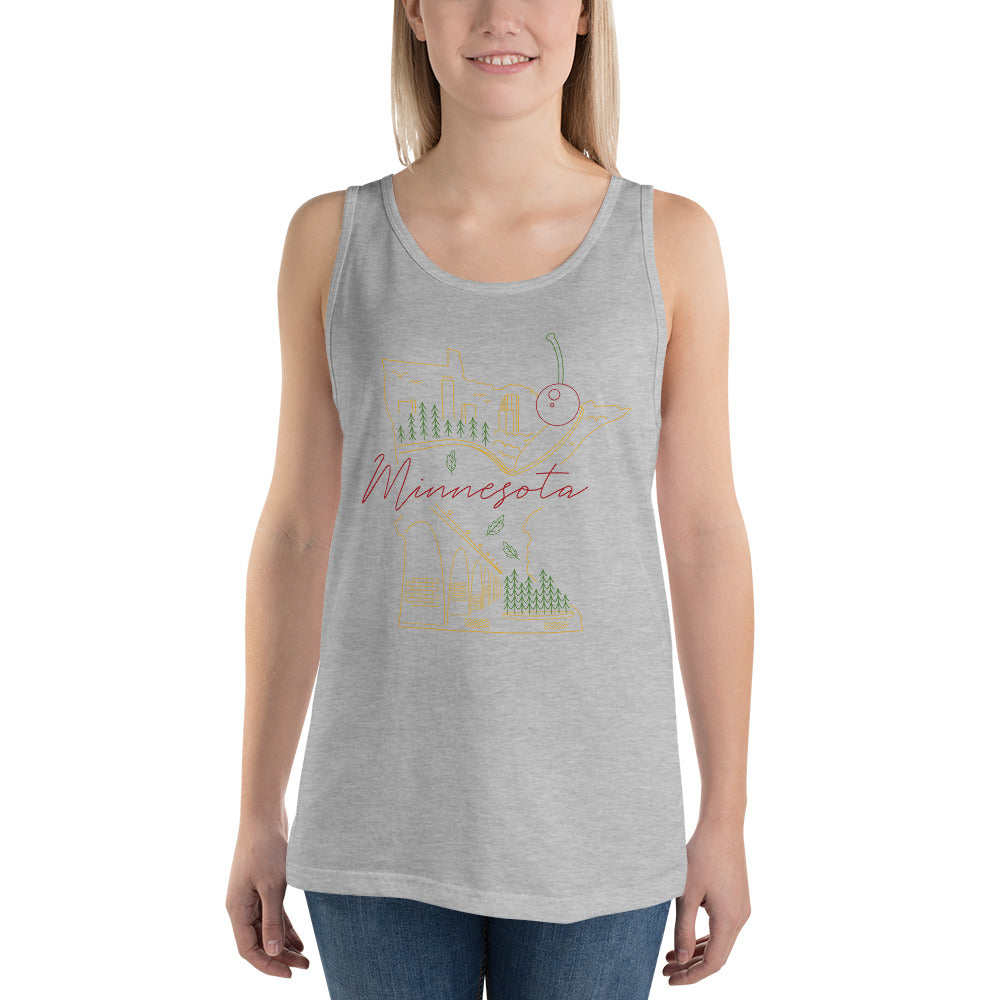 All of Minnesota Unisex Tank Top - Corazón Clothing