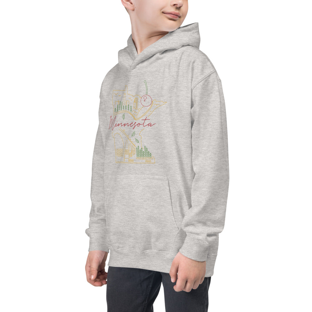 All of Minnesota Kids Hoodie - Corazón Clothing