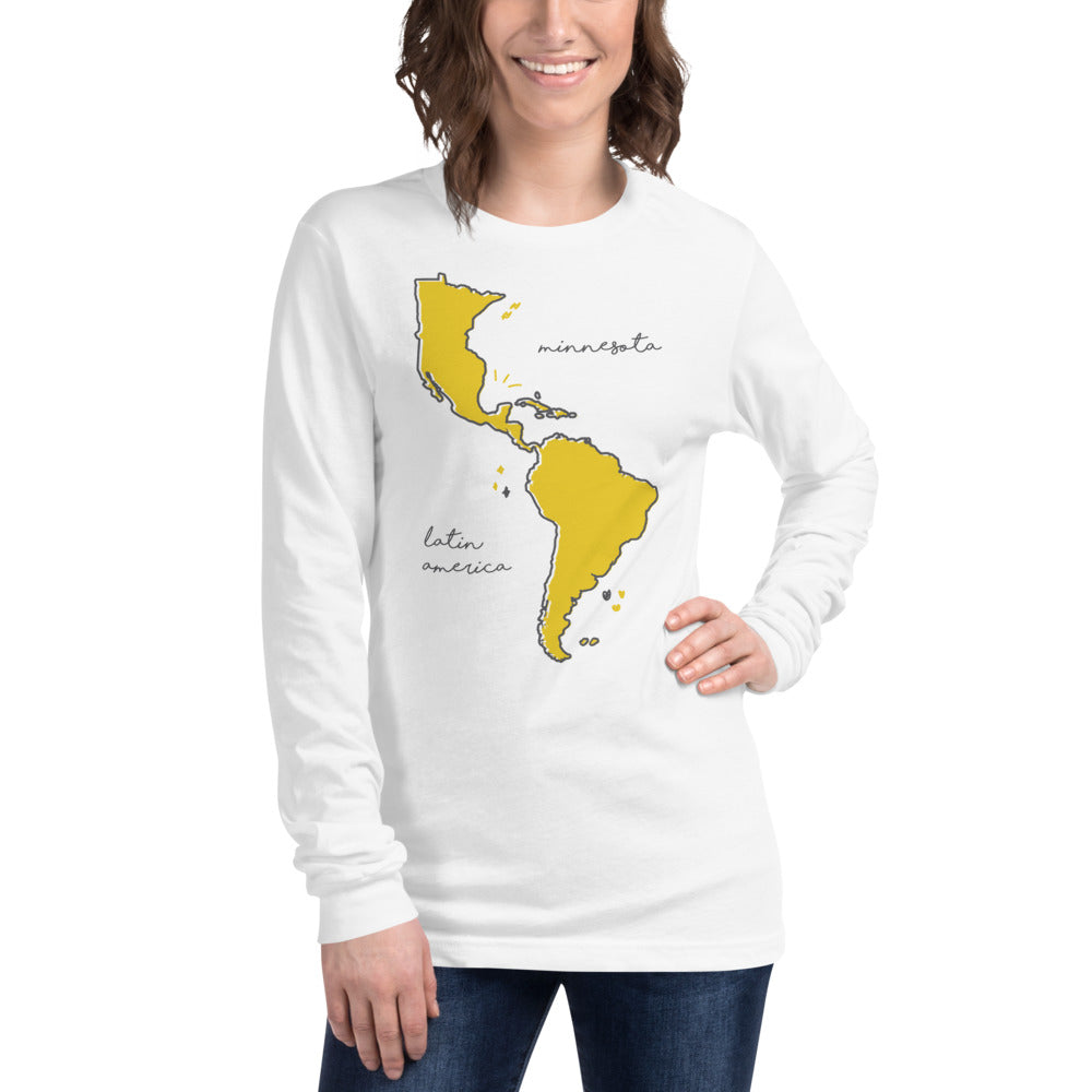 We're All One Unisex Long Sleeve Tee - Corazón Clothing