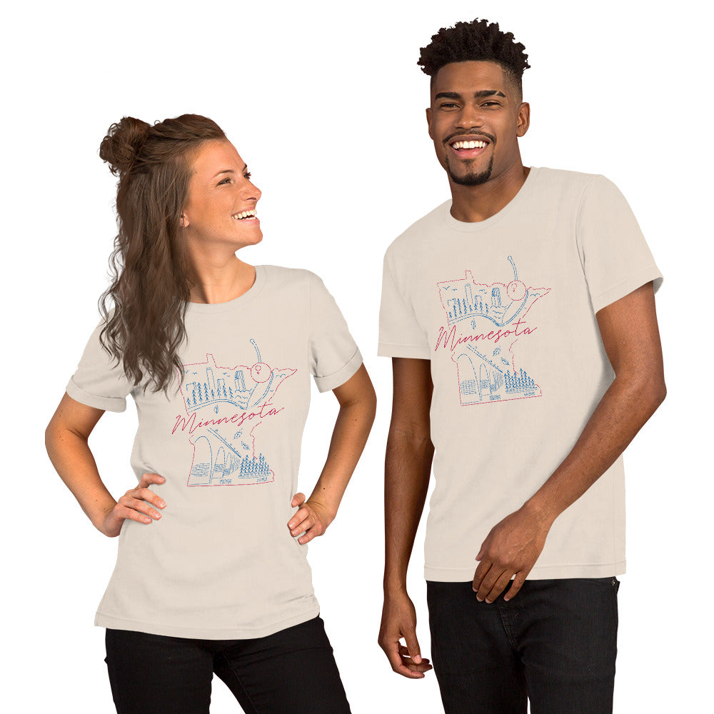 All of Minnesota Too Short-Sleeve Unisex T-Shirt - Corazón Clothing