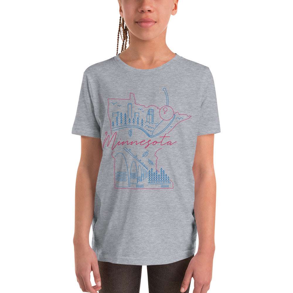 All of Minnesota Too Youth Tee - Corazón Clothing