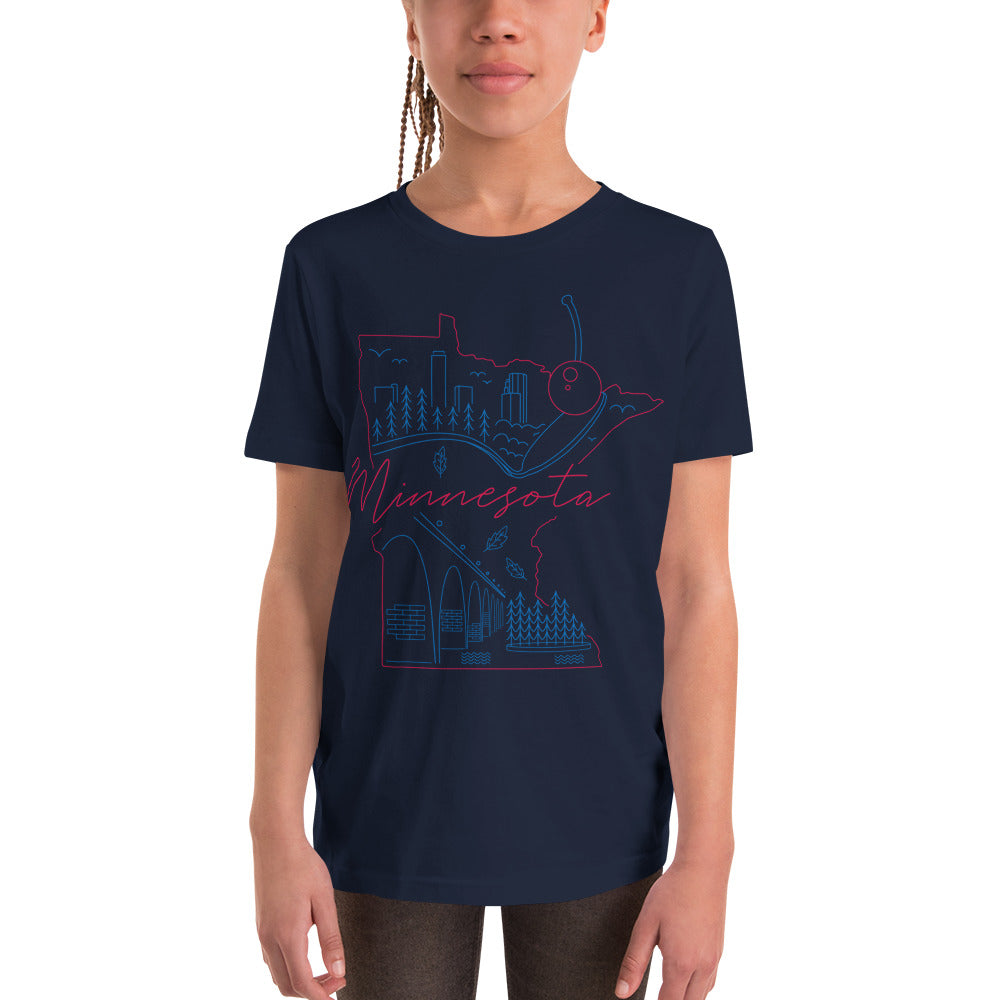 All of Minnesota Too Youth Tee - Corazón Clothing