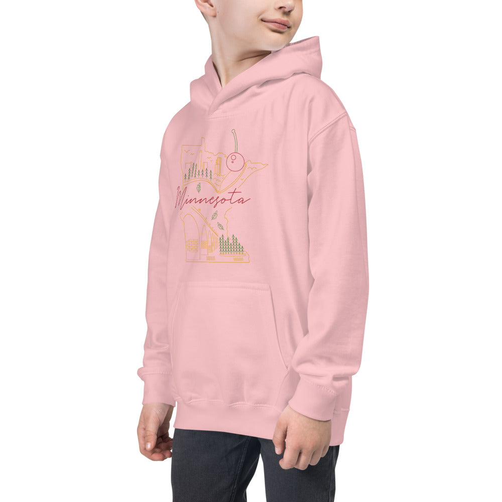 All of Minnesota Kids Hoodie - Corazón Clothing