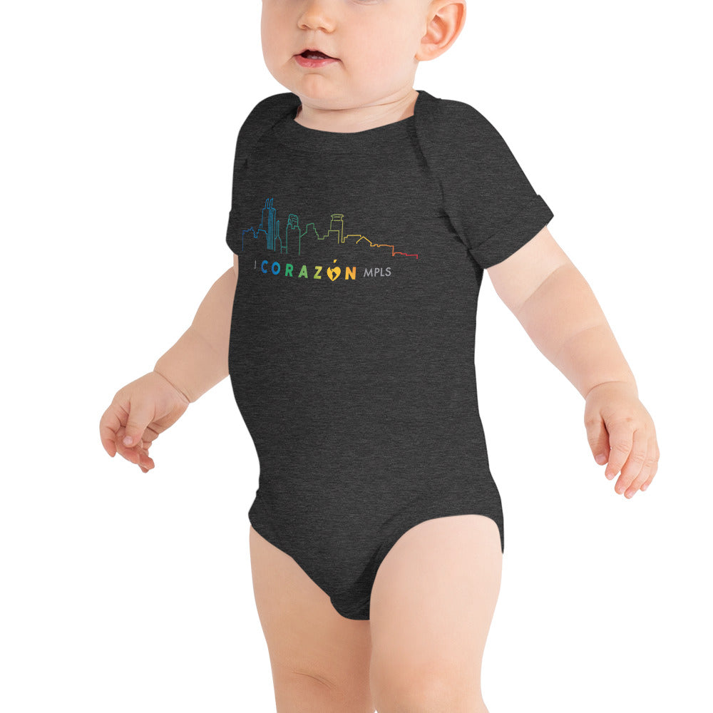 I Corazon MPLS Infant Short Sleeve Bodysuit - Corazón Clothing