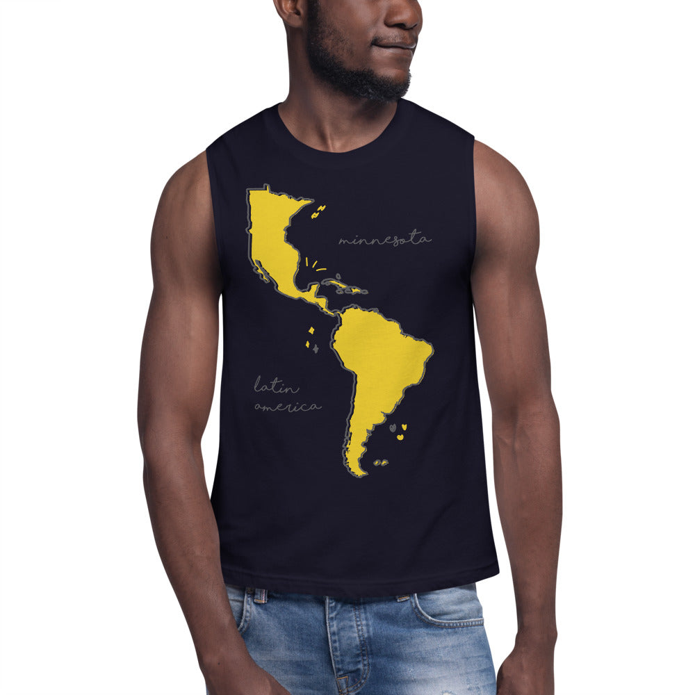 We're All One Muscle Shirt - Corazón Clothing