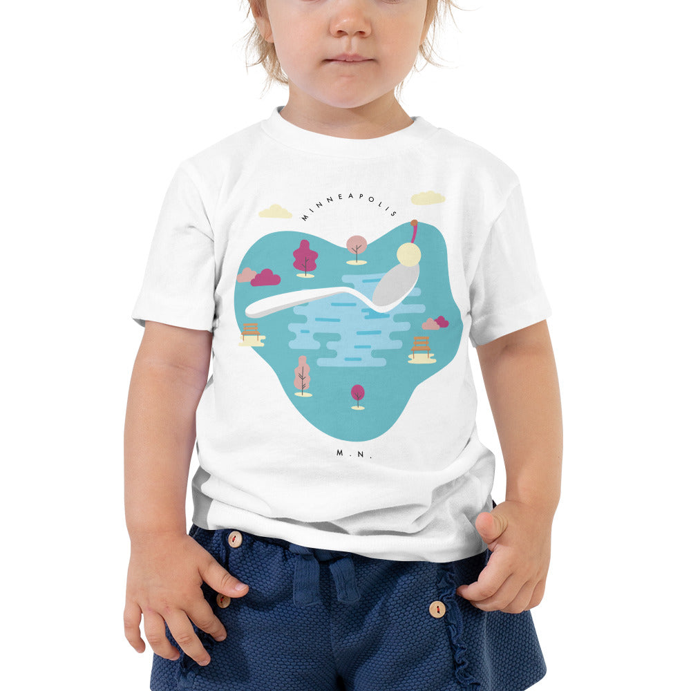 Cherry Bomb Toddler Short Sleeve Tee - Corazón Clothing