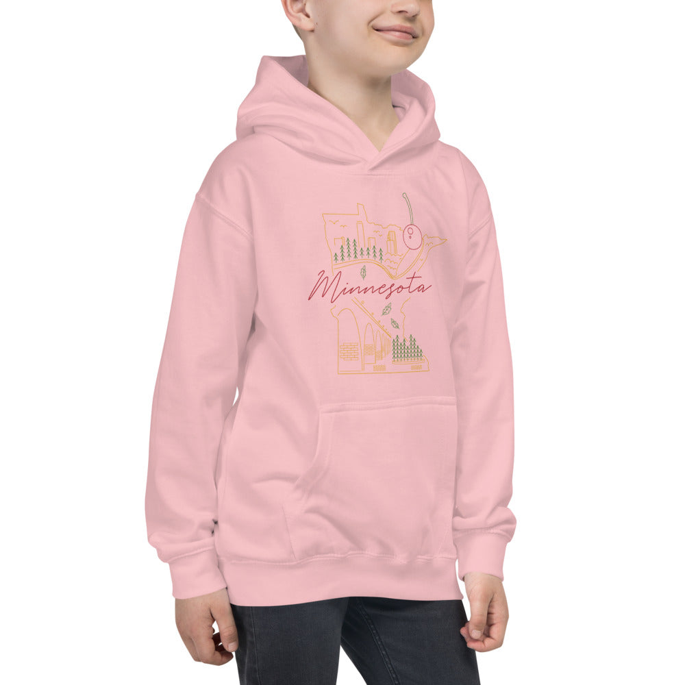 All of Minnesota Kids Hoodie - Corazón Clothing