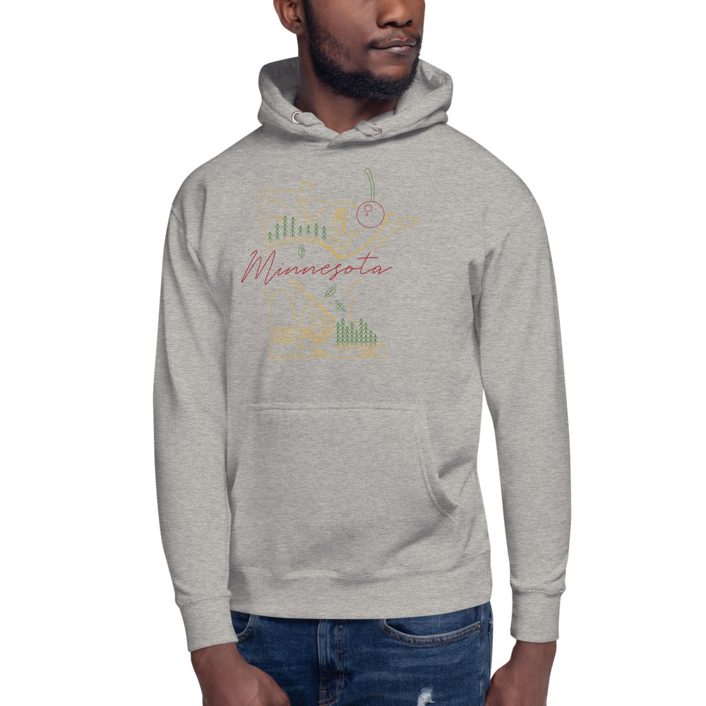 All of Minnesota Hoodie - Corazón Clothing