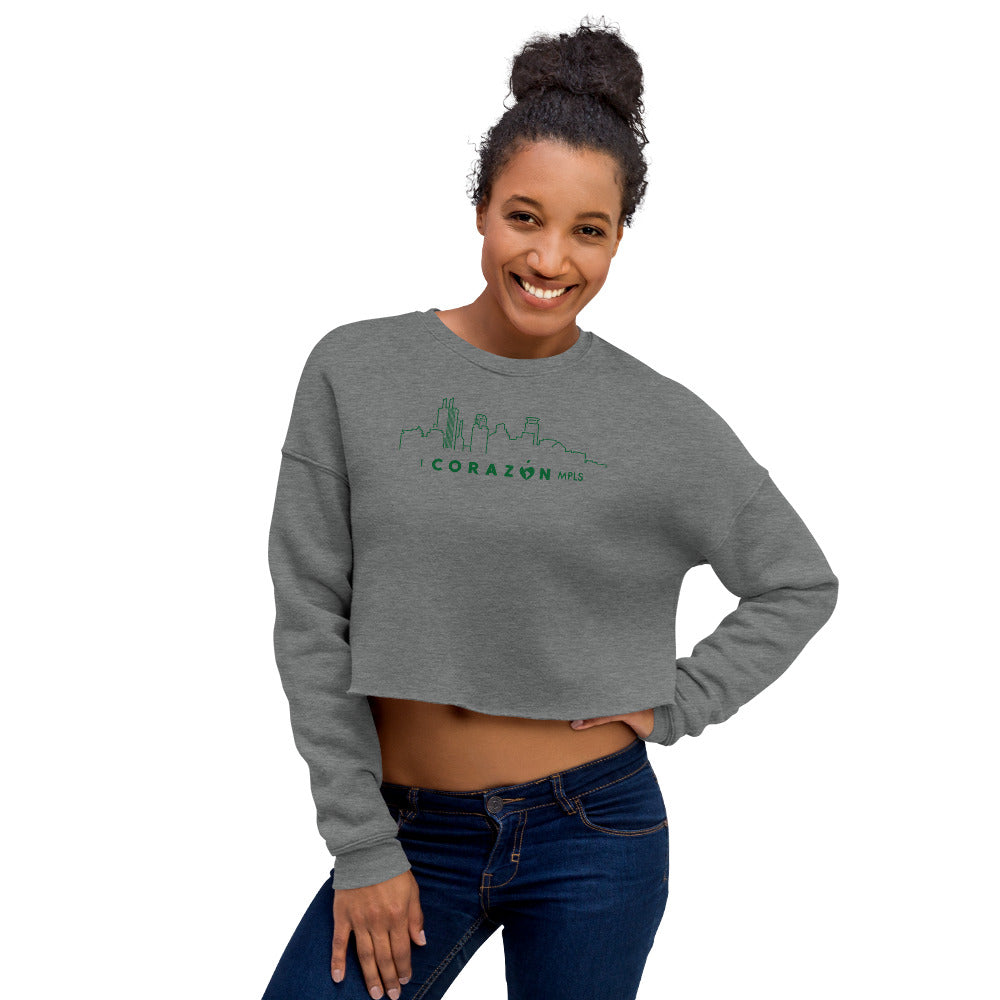 I Corazon MPLS Crop Sweatshirt - Corazón Clothing