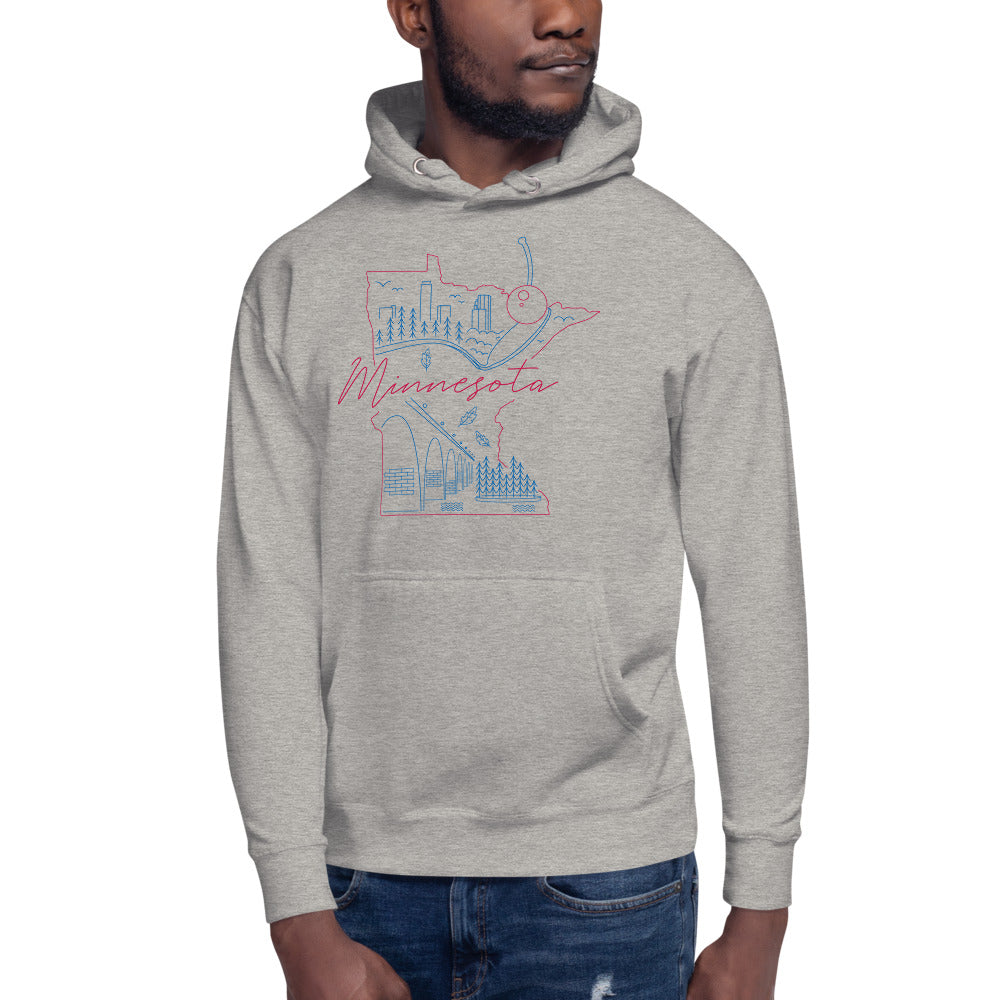 All of Minnesota Too Hoodie - Corazón Clothing