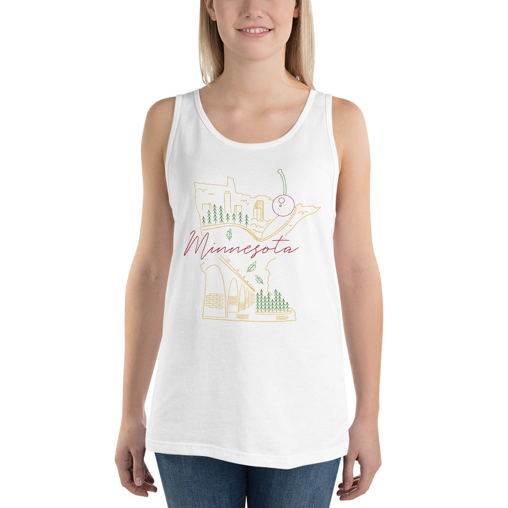 All of Minnesota Unisex Tank Top - Corazón Clothing