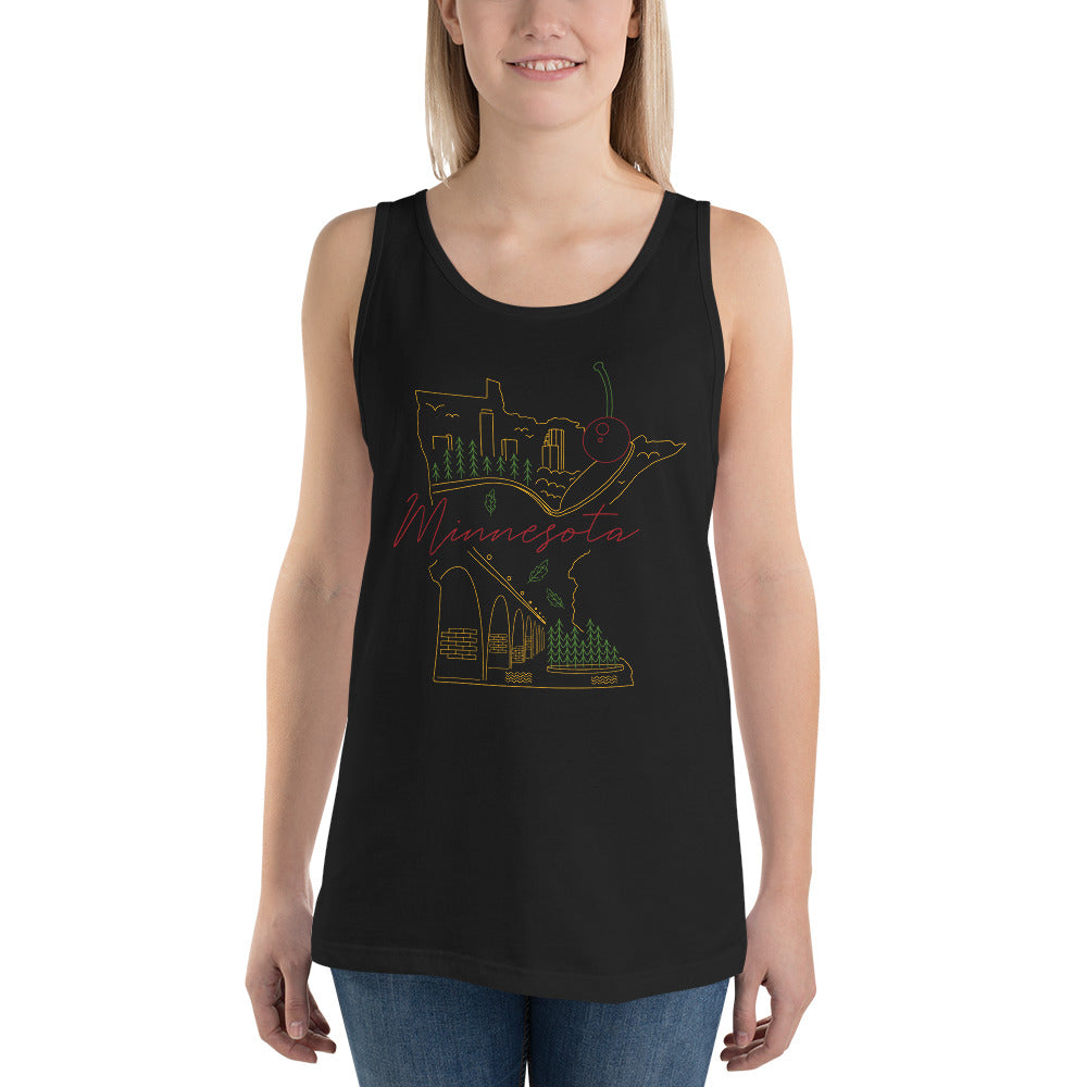 All of Minnesota Unisex Tank Top - Corazón Clothing