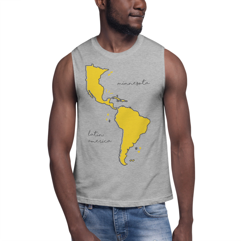 We're All One Muscle Shirt - Corazón Clothing