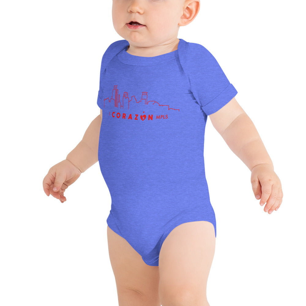 I Corazon MPLS Infant Short Sleeve Bodysuit - Corazón Clothing