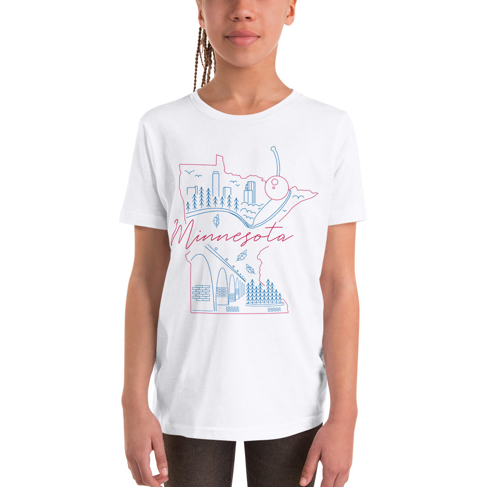All of Minnesota Too Youth Tee - Corazón Clothing