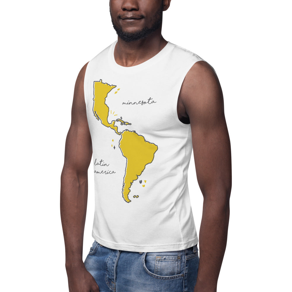 We're All One Muscle Shirt - Corazón Clothing