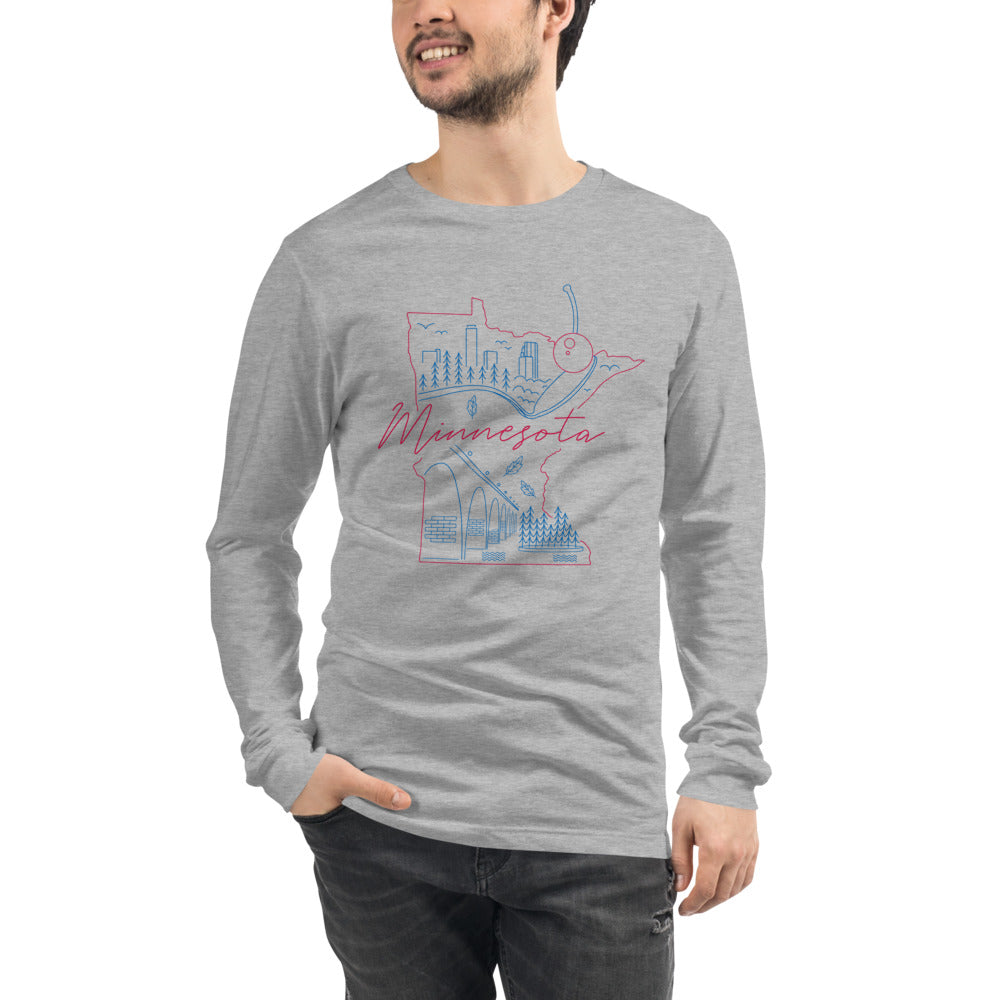 All of Minnesota Too Long Sleeve Tee - Corazón Clothing