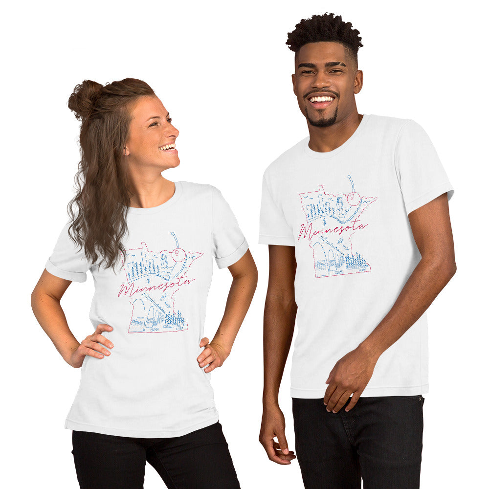 All of Minnesota Too Short-Sleeve Unisex T-Shirt - Corazón Clothing