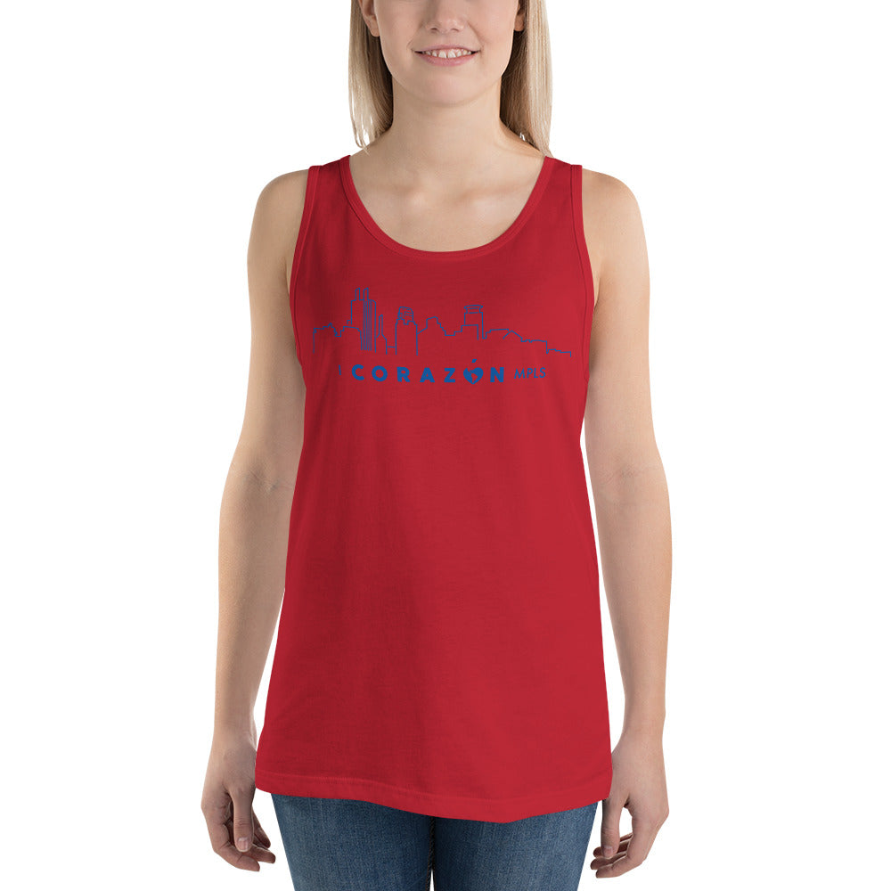 I Corazon MPLS Unisex Tank Top - Corazón Clothing