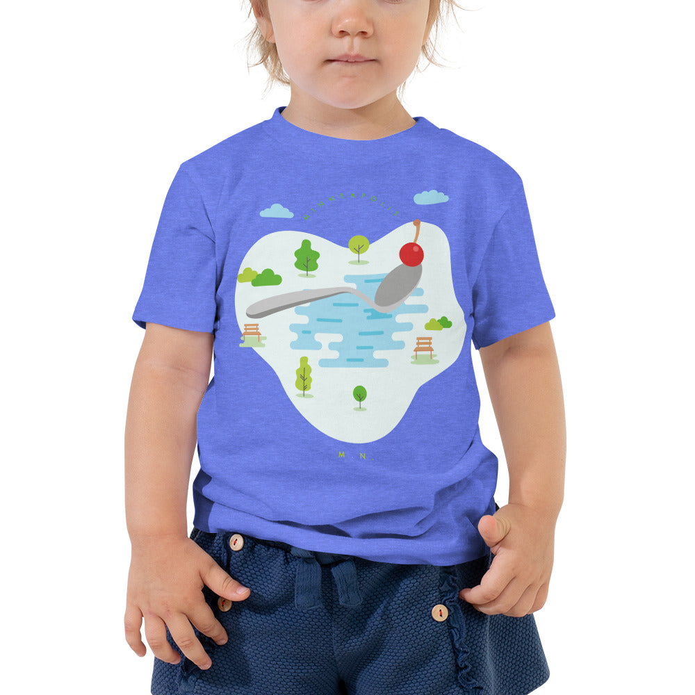 Cherry Bomb Toddler Short Sleeve Tee - Corazón Clothing