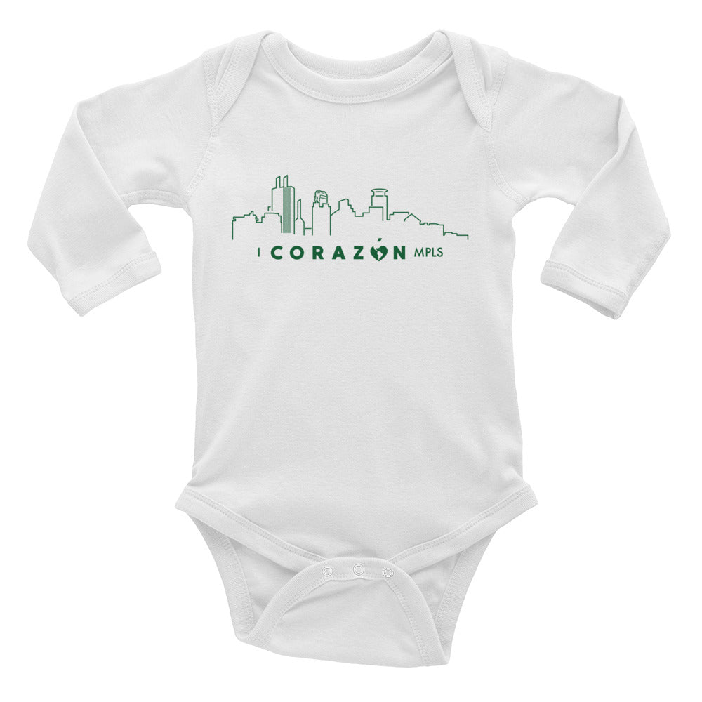 I Corazon MPLS Infant Long Sleeve Bodysuit - Corazón Clothing
