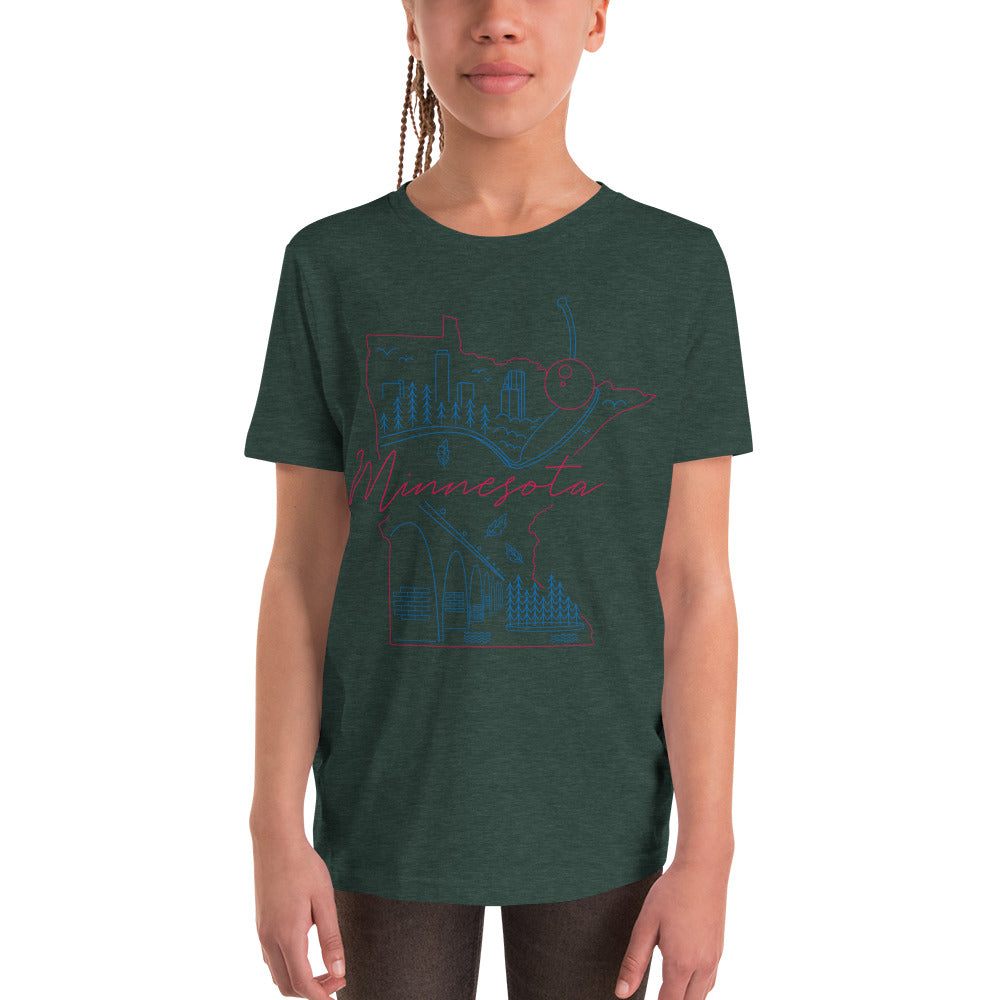 All of Minnesota Too Youth Tee - Corazón Clothing