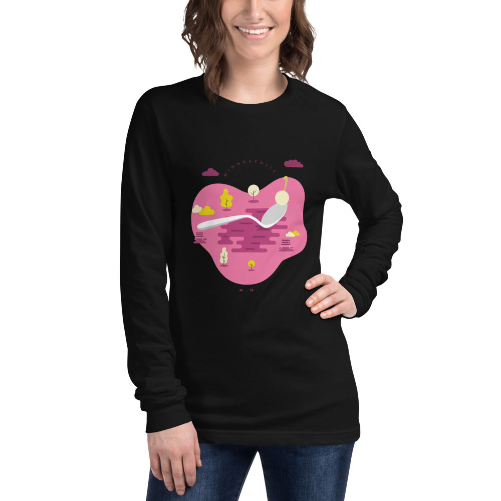 Cherry Bomb Unisex Long Sleeve Tee - Corazón Clothing