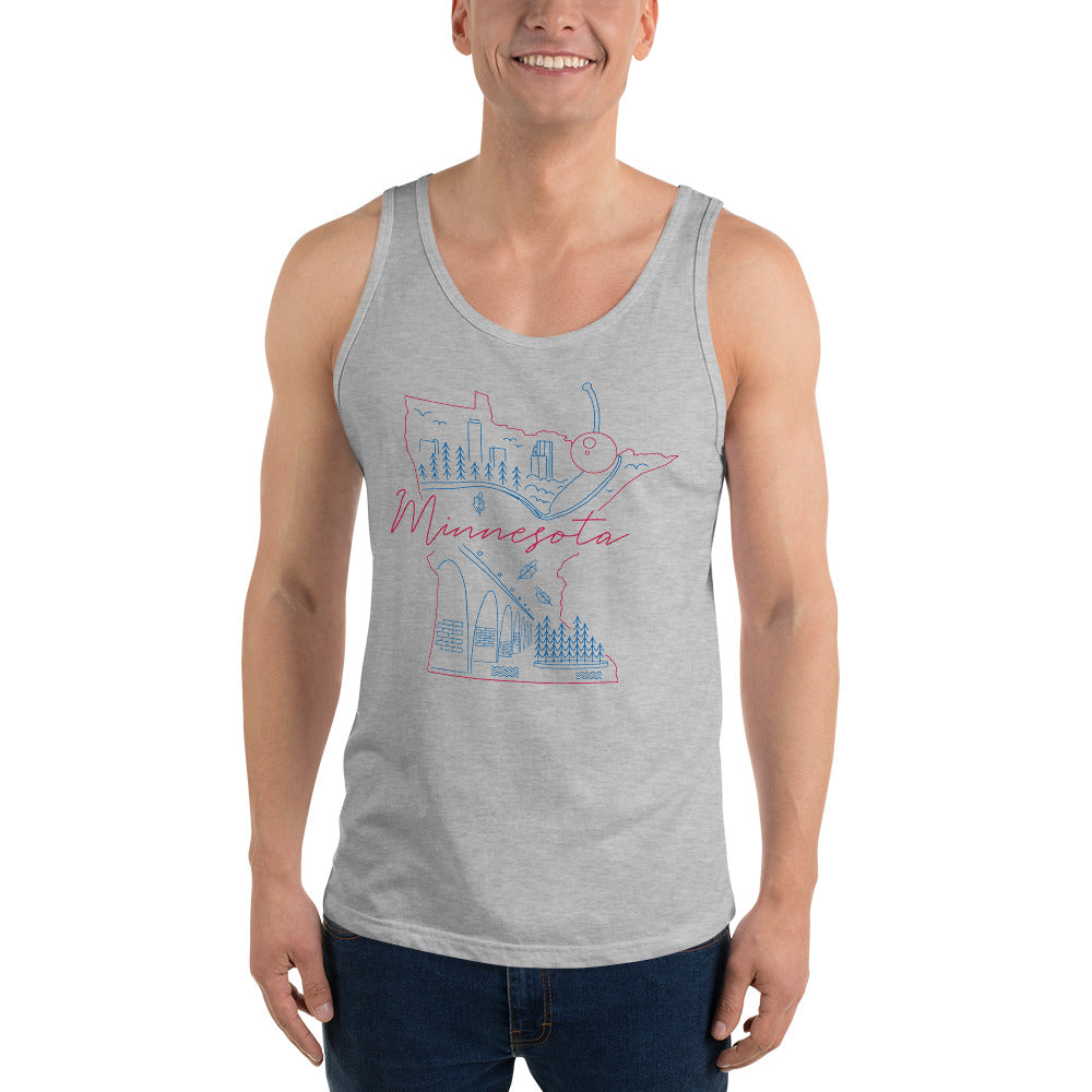 All of Minnesota Too Unisex Tank Top - Corazón Clothing