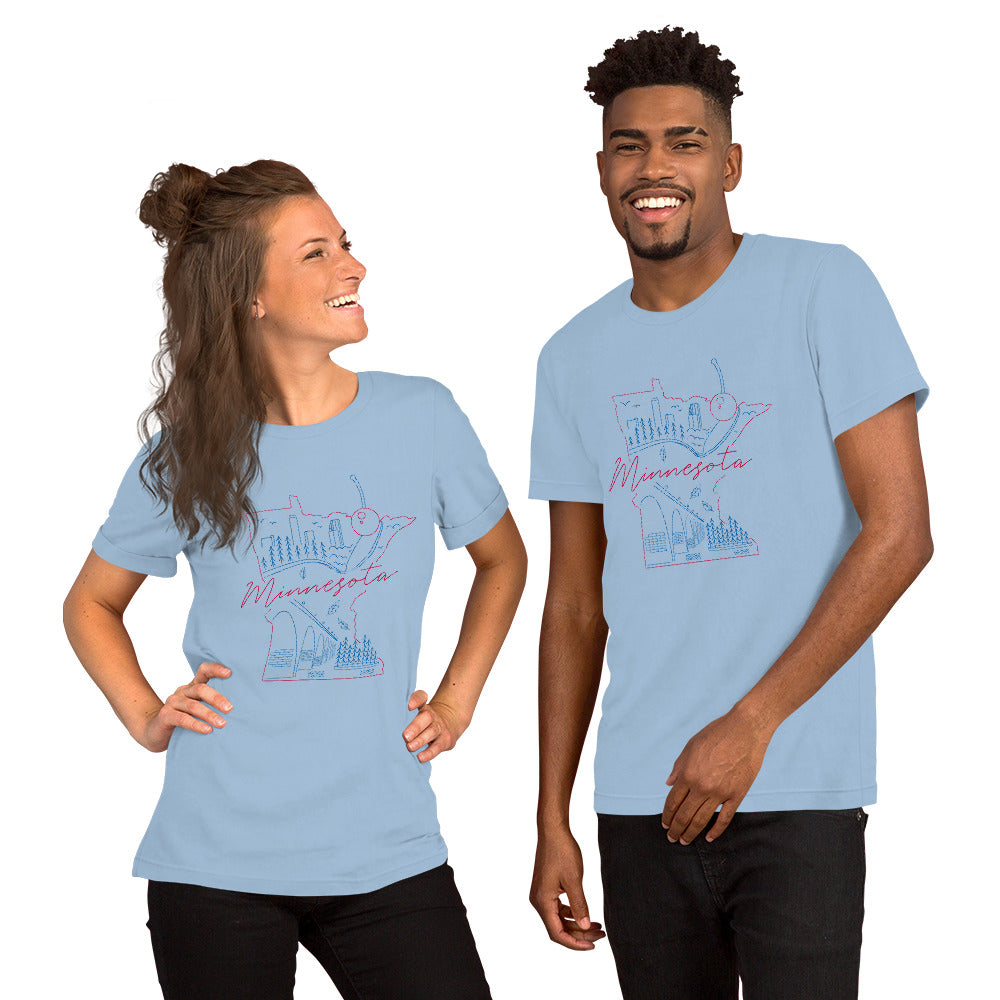 All of Minnesota Too Short-Sleeve Unisex T-Shirt - Corazón Clothing