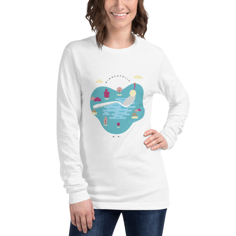 Cherry Bomb Unisex Long Sleeve Tee - Corazón Clothing
