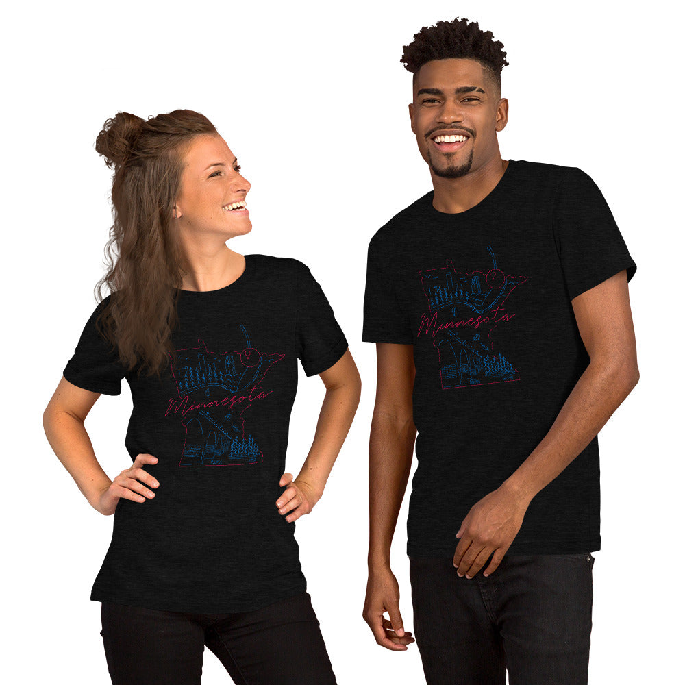 All of Minnesota Too Short-Sleeve Unisex T-Shirt - Corazón Clothing