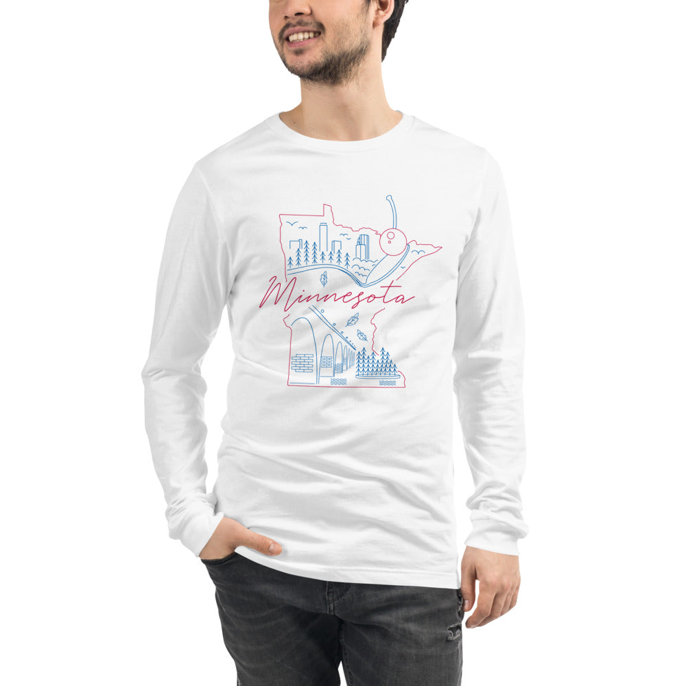 All of Minnesota Too Long Sleeve Tee - Corazón Clothing