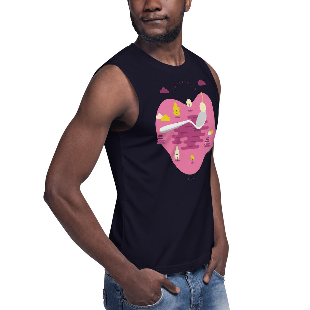 Cherry Bomb Muscle Shirt - Corazón Clothing
