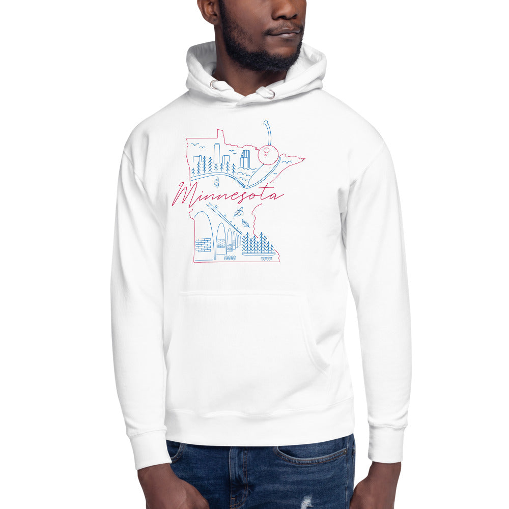 All of Minnesota Too Hoodie - Corazón Clothing