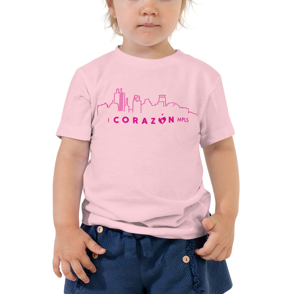 I Corazon MPLS Toddler Short Sleeve Tee - Corazón Clothing