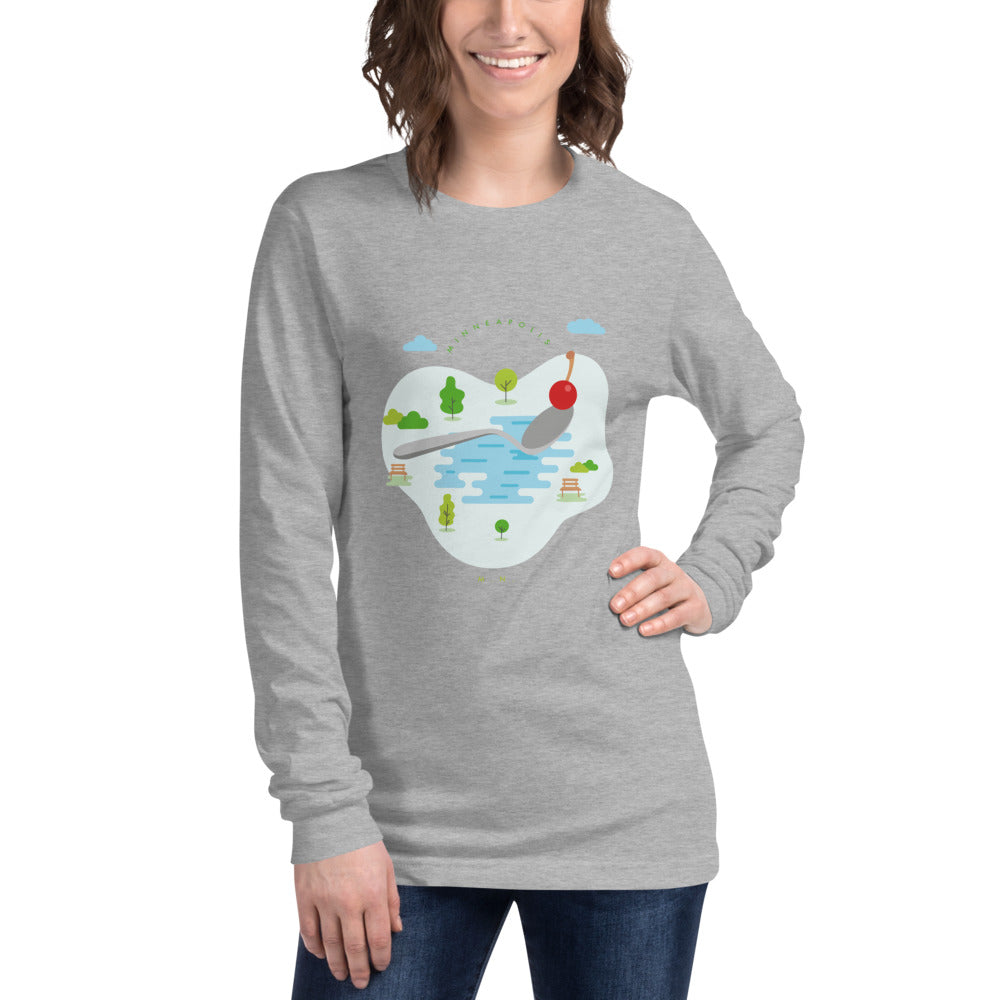 Cherry Bomb Unisex Long Sleeve Tee - Corazón Clothing