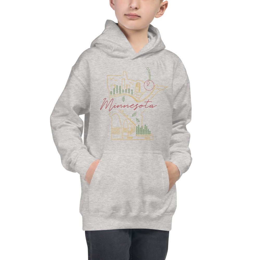All of Minnesota Kids Hoodie - Corazón Clothing