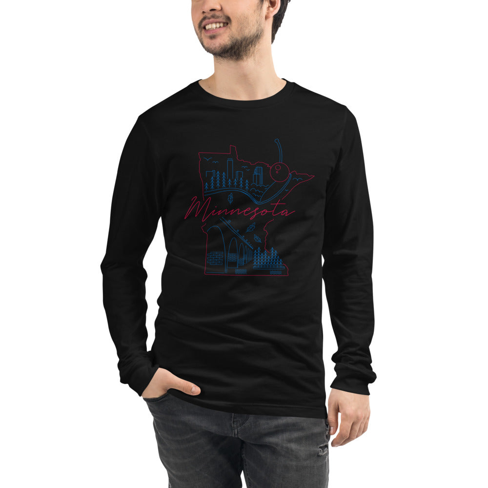 All of Minnesota Too Long Sleeve Tee - Corazón Clothing